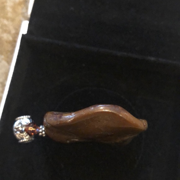 Beautiful brown stone pendant - Picture 4 of 6